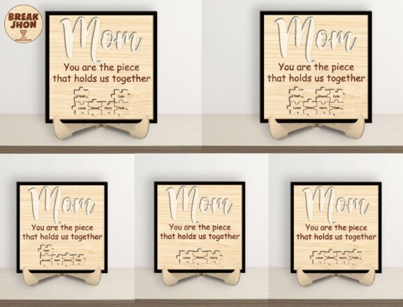 Mom Puzzle Sign Laser Cut 145176427 Creativo Digital